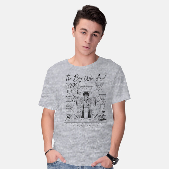 Vitruvian Wizard-Mens-Basic-Tee-Arigatees