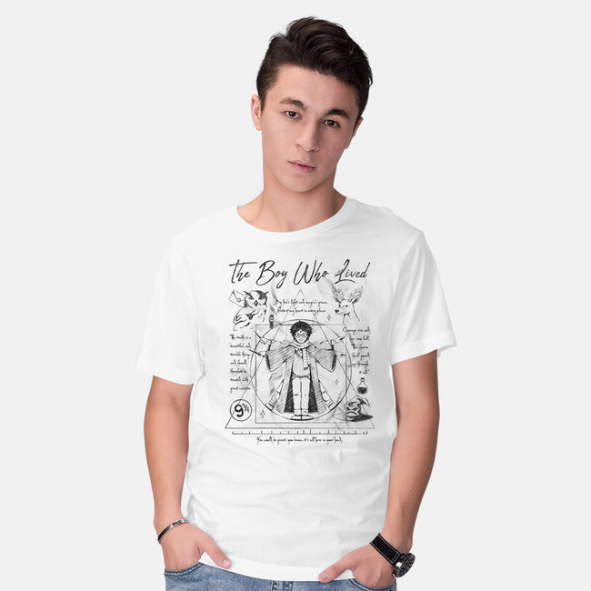 Vitruvian Wizard-Mens-Basic-Tee-Arigatees