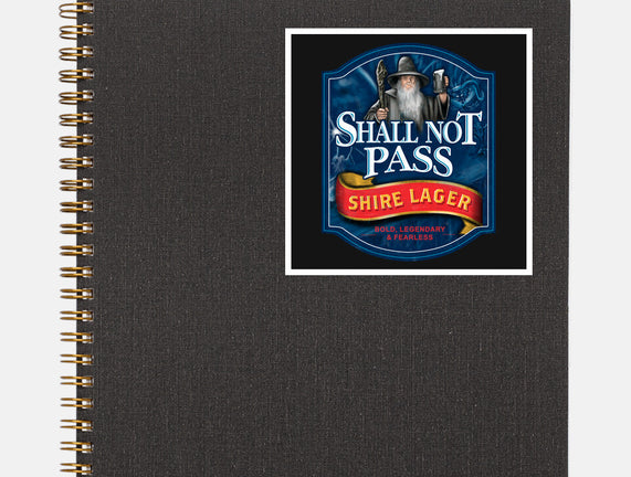 Shall Not Pass Lager