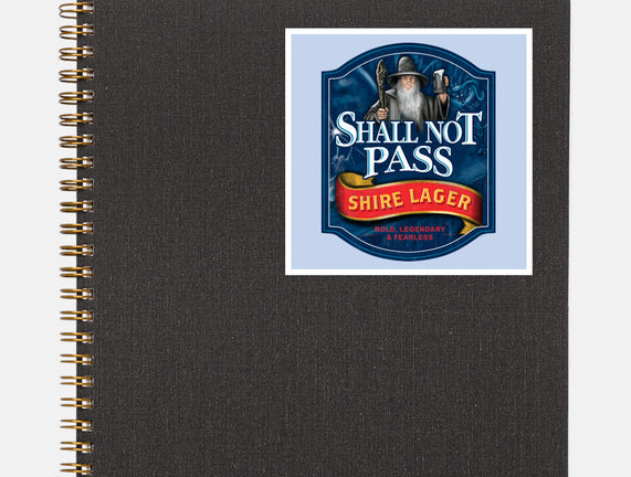 Shall Not Pass Lager