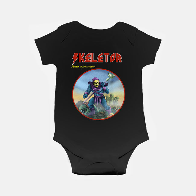 Skeletor Master Of Destruction-Baby-Basic-Onesie-Diego Gurgell