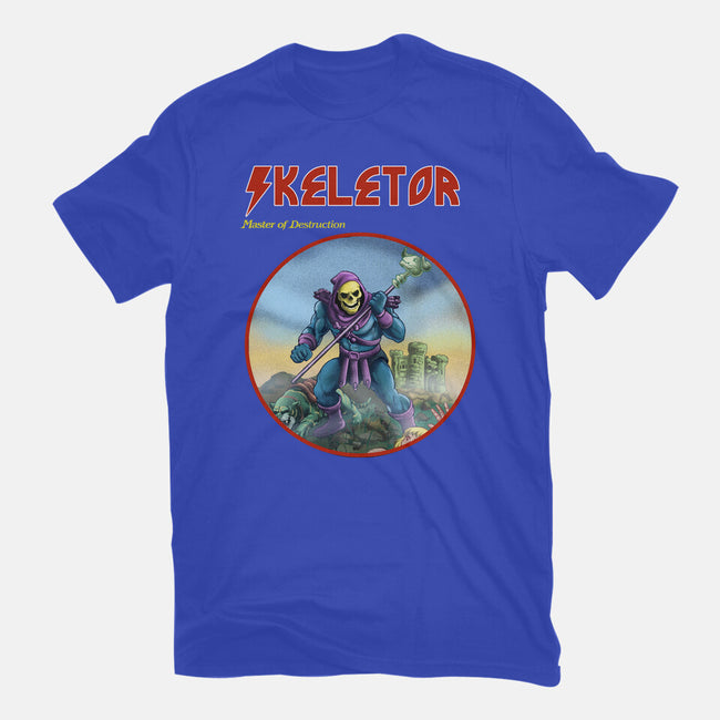 Skeletor Master Of Destruction-Womens-Basic-Tee-Diego Gurgell