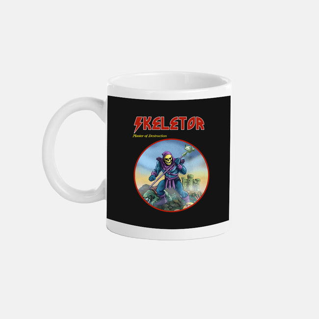 Skeletor Master Of Destruction-None-Mug-Drinkware-Diego Gurgell