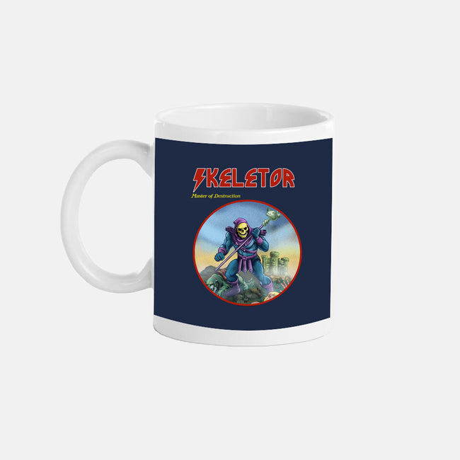 Skeletor Master Of Destruction-None-Mug-Drinkware-Diego Gurgell