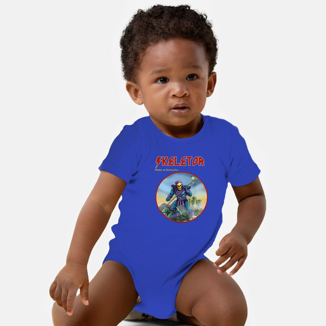 Skeletor Master Of Destruction-Baby-Basic-Onesie-Diego Gurgell