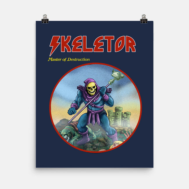 Skeletor Master Of Destruction-None-Matte-Poster-Diego Gurgell