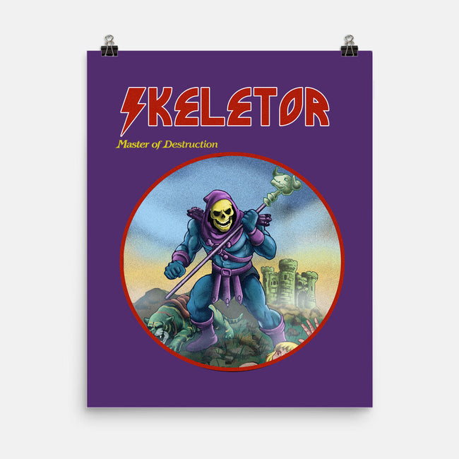 Skeletor Master Of Destruction-None-Matte-Poster-Diego Gurgell