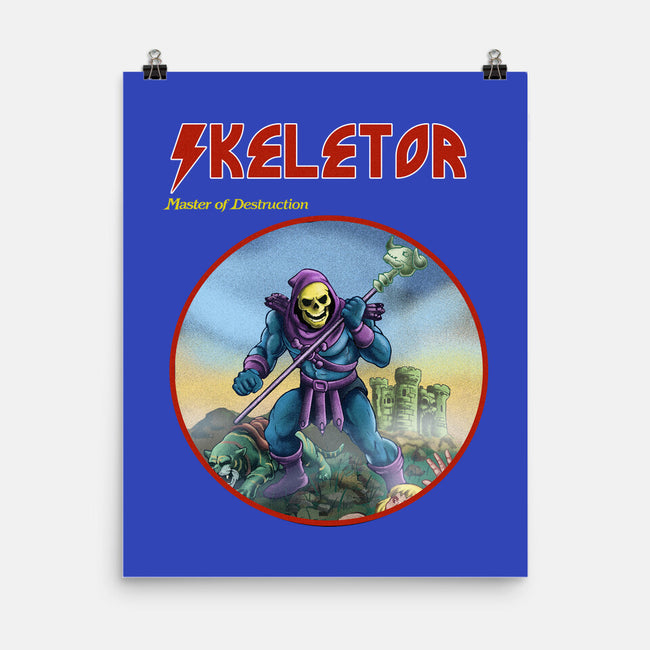 Skeletor Master Of Destruction-None-Matte-Poster-Diego Gurgell