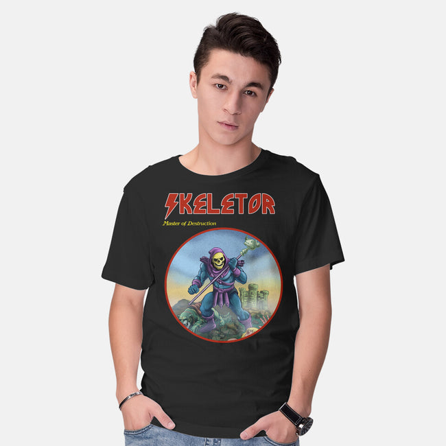 Skeletor Master Of Destruction-Mens-Basic-Tee-Diego Gurgell