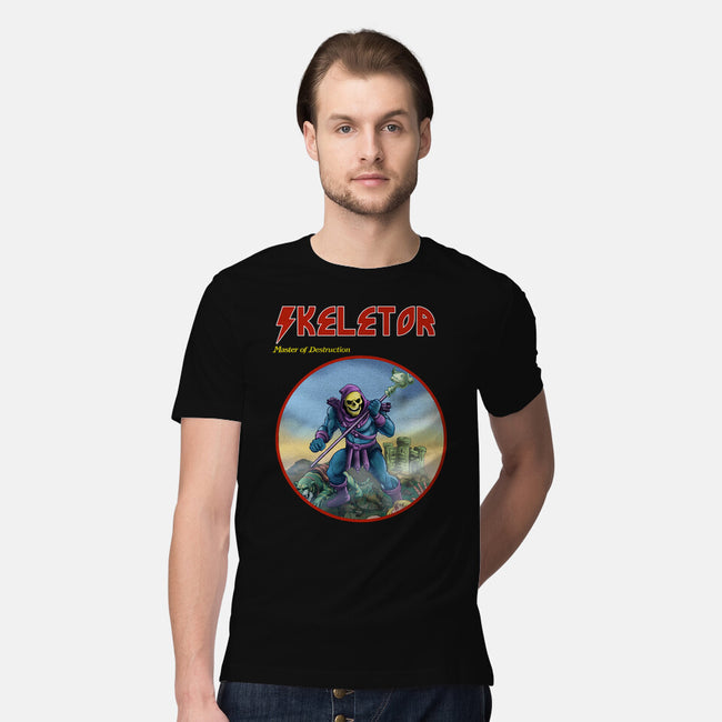 Skeletor Master Of Destruction-Mens-Premium-Tee-Diego Gurgell