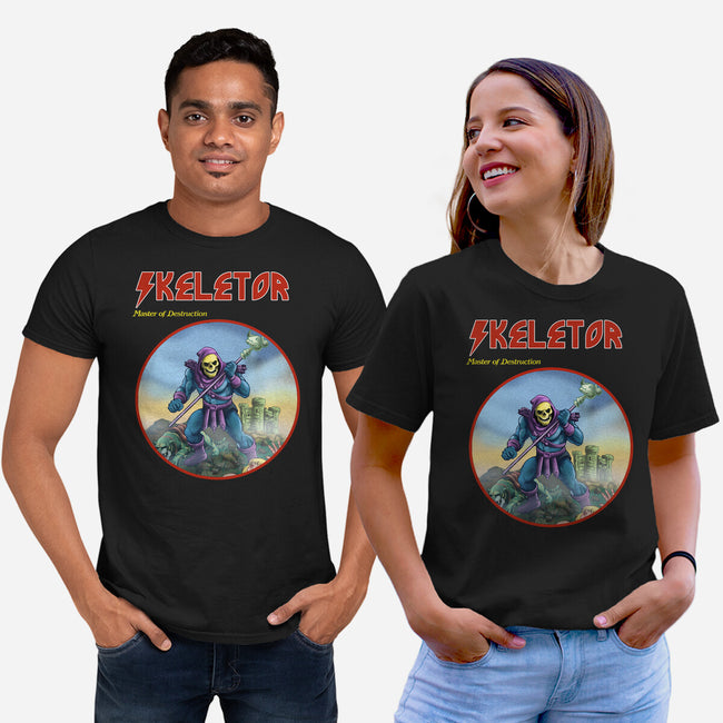 Skeletor Master Of Destruction-Unisex-Basic-Tee-Diego Gurgell