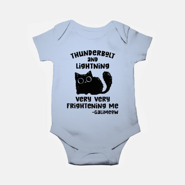 Very Very Frightening-Baby-Basic-Onesie-kg07