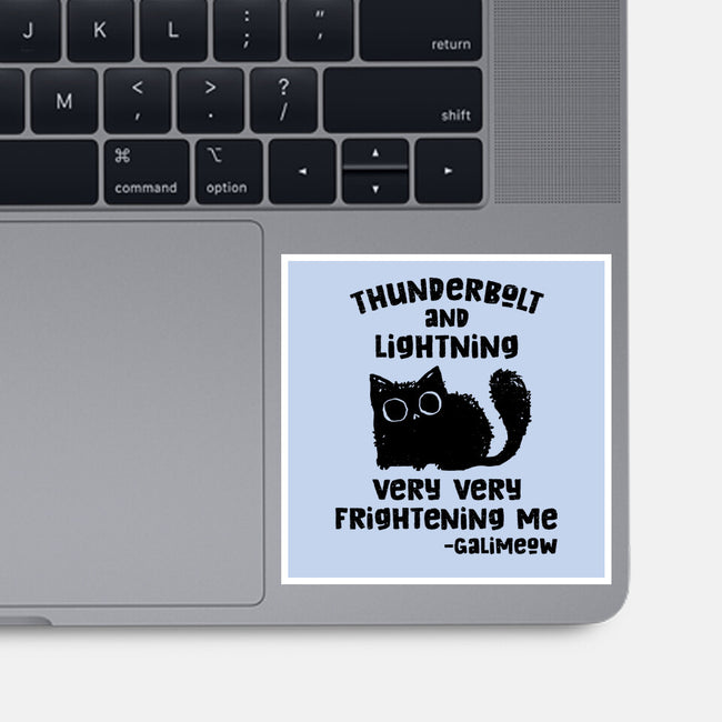 Very Very Frightening-None-Glossy-Sticker-kg07