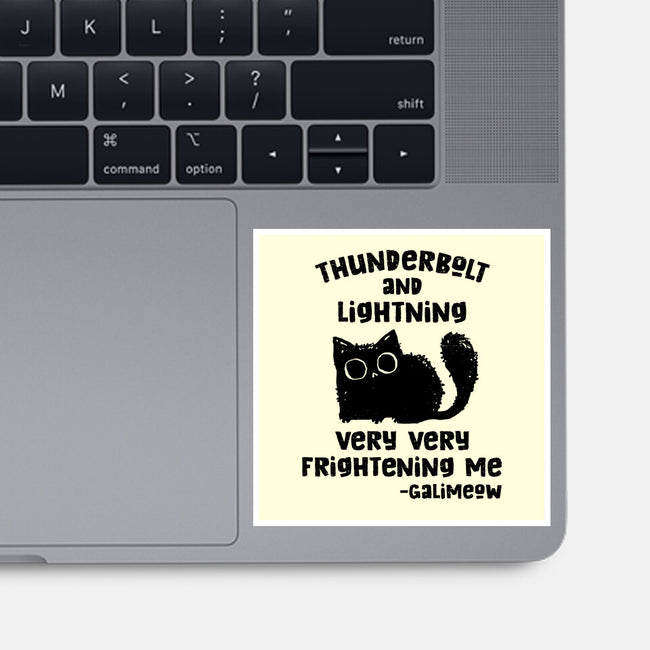 Very Very Frightening-None-Glossy-Sticker-kg07