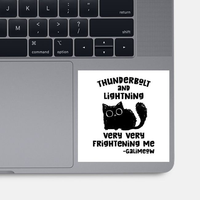 Very Very Frightening-None-Glossy-Sticker-kg07