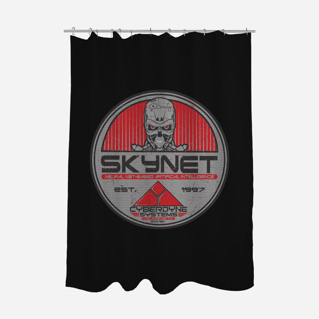 Skynet-None-Polyester-Shower Curtain-CarloJ1956