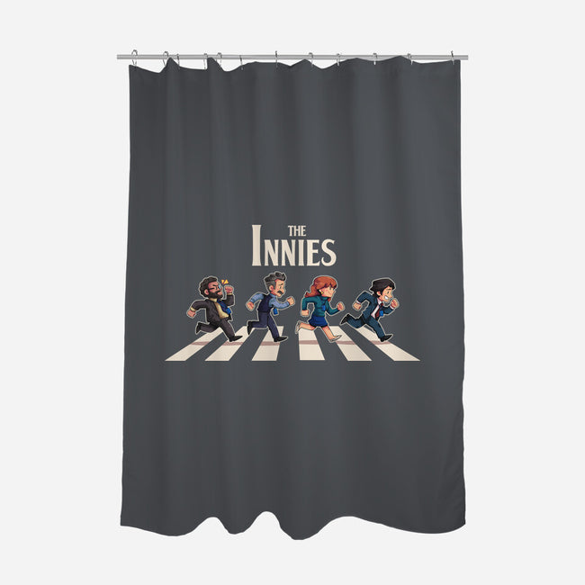 Innie Road-None-Polyester-Shower Curtain-2DFeer