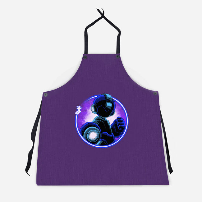Blue Metal Hero-Unisex-Kitchen-Apron-rmatix