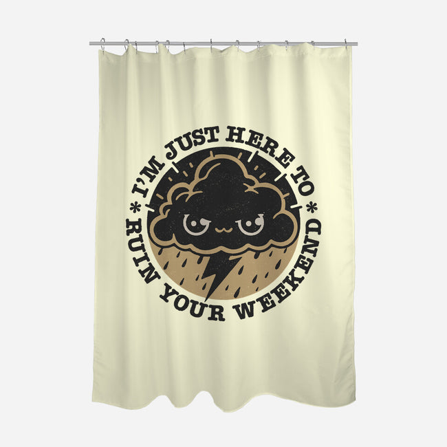 Weekend Ruiner-None-Polyester-Shower Curtain-Popnotic