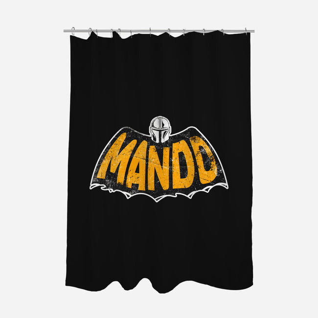 Mando Logo-None-Polyester-Shower Curtain-Eoli Studio