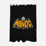 Mando Logo-None-Polyester-Shower Curtain-Eoli Studio
