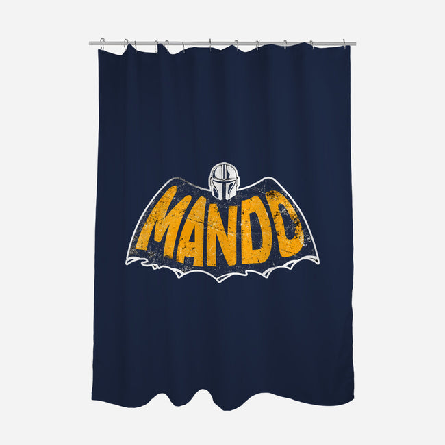 Mando Logo-None-Polyester-Shower Curtain-Eoli Studio