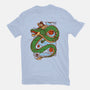 The Kid And The Dragon-Unisex-Basic-Tee-sebasebi