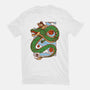 The Kid And The Dragon-Unisex-Basic-Tee-sebasebi