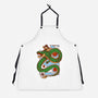 The Kid And The Dragon-Unisex-Kitchen-Apron-sebasebi