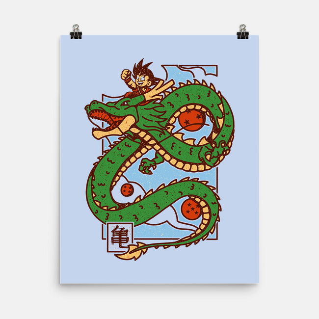 The Kid And The Dragon-None-Matte-Poster-sebasebi