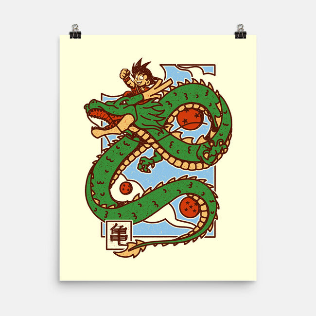The Kid And The Dragon-None-Matte-Poster-sebasebi