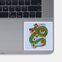 The Kid And The Dragon-None-Glossy-Sticker-sebasebi