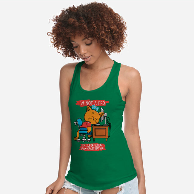 Expert Procrastinator-Womens-Racerback-Tank-imisko