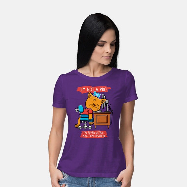 Expert Procrastinator-Womens-Basic-Tee-imisko