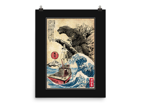 Orca In Japan Woodblock