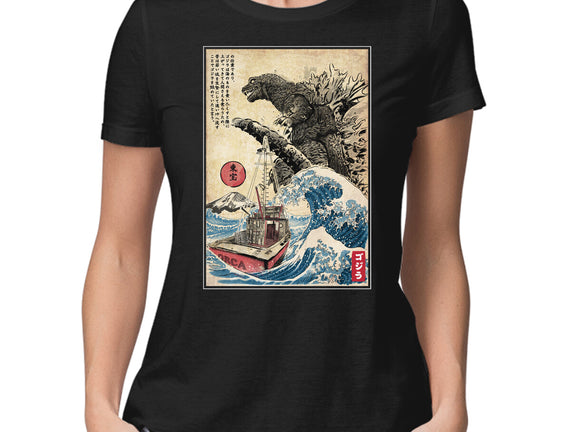 Orca In Japan Woodblock
