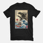 Orca In Japan Woodblock-Mens-Basic-Tee-DrMonekers