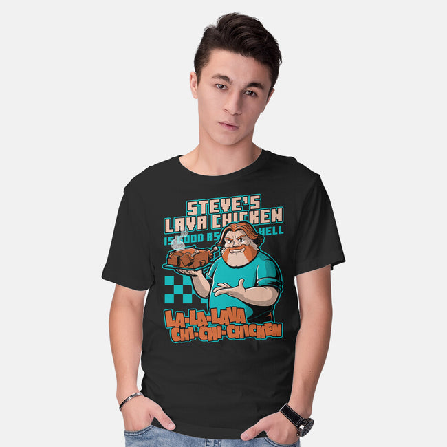 Game Lava Chicken-Mens-Basic-Tee-Studio Mootant