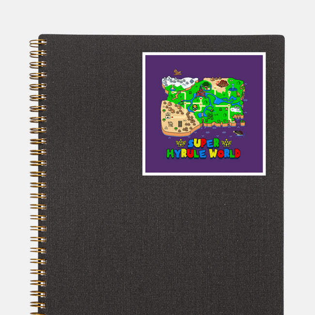 Super Hyrule World-None-Glossy-Sticker-NMdesign