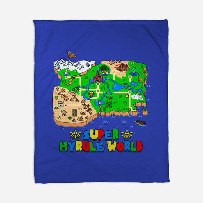 Super Hyrule World-None-Fleece-Blanket-NMdesign