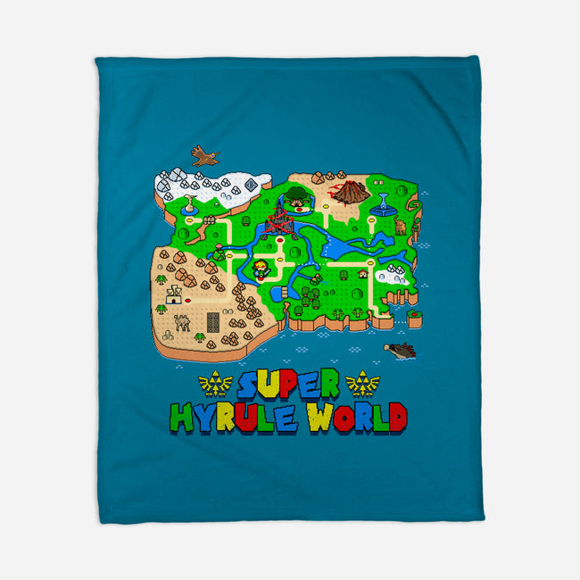 Super Hyrule World-None-Fleece-Blanket-NMdesign