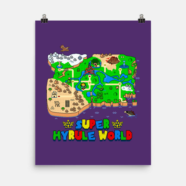 Super Hyrule World-None-Matte-Poster-NMdesign