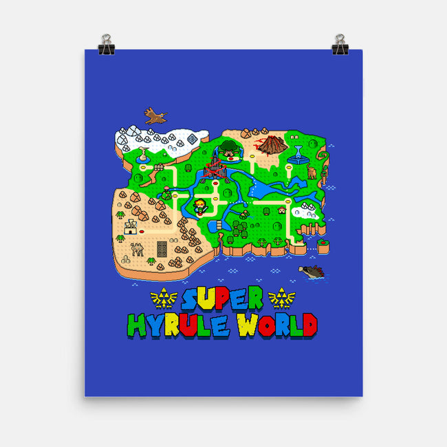 Super Hyrule World-None-Matte-Poster-NMdesign