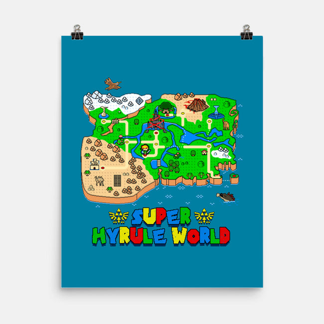 Super Hyrule World-None-Matte-Poster-NMdesign