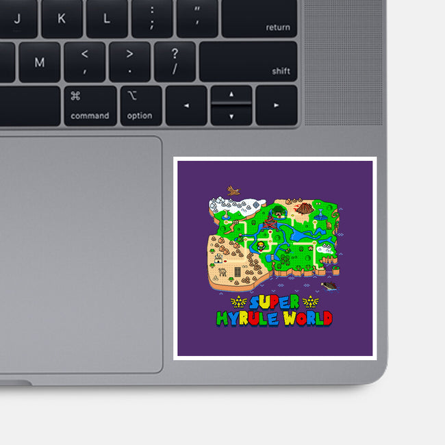 Super Hyrule World-None-Glossy-Sticker-NMdesign