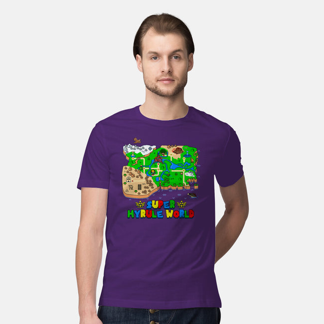Super Hyrule World-Mens-Premium-Tee-NMdesign