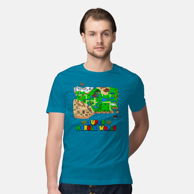 Super Hyrule World-Mens-Premium-Tee-NMdesign
