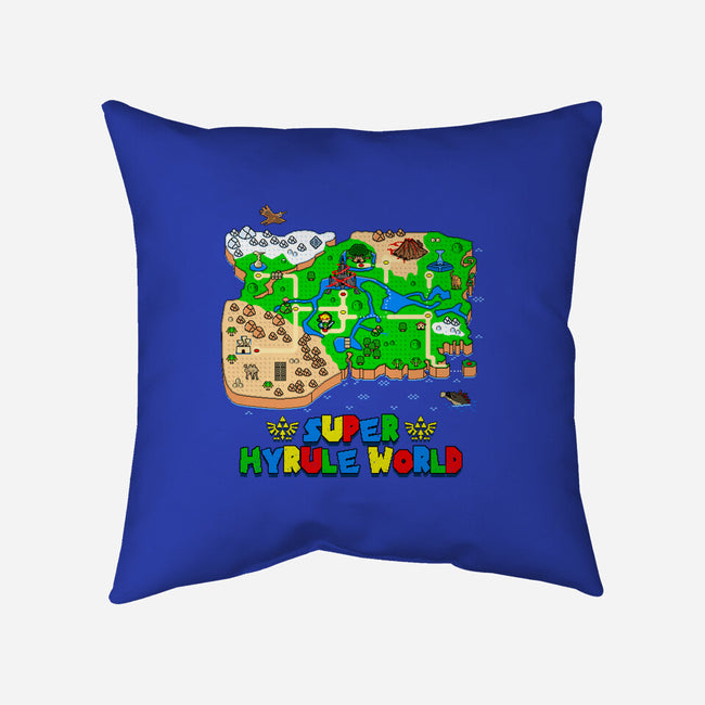 Super Hyrule World-None-Removable Cover w Insert-Throw Pillow-NMdesign