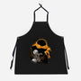 Nun-Chucks Wielder Ninja-Unisex-Kitchen-Apron-hypertwenty
