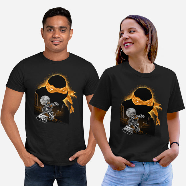 Nun-Chucks Wielder Ninja-Unisex-Basic-Tee-hypertwenty